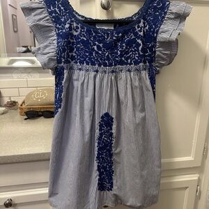 Mi Golondrina Blue Top